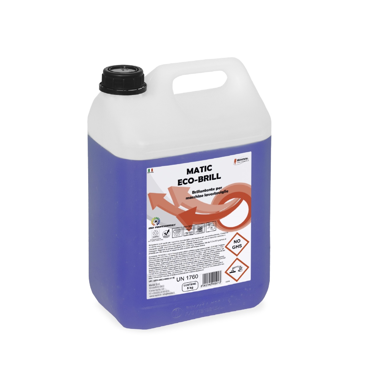 MATIC ECO BRILL - кондиционер-ополаскиватель для посудомоечных машин